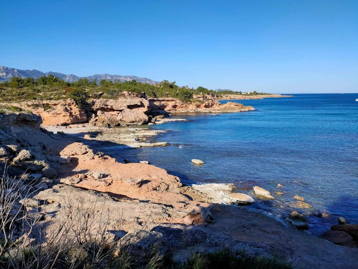 La Villa Romantica Residence De Vacances Les Tres Cales Espagne ภายนอก รูปภาพ
