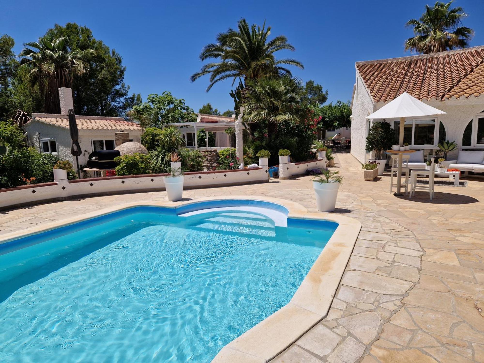 La Villa Romantica Residence De Vacances Les Tres Cales Espagne ภายนอก รูปภาพ